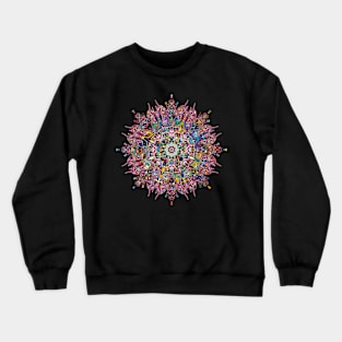 Pink & playful mandala Crewneck Sweatshirt